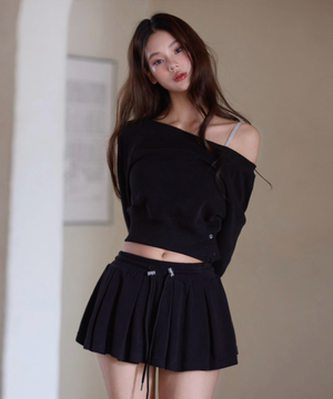 플리츠 트레이닝 스커트 (숏/롱)