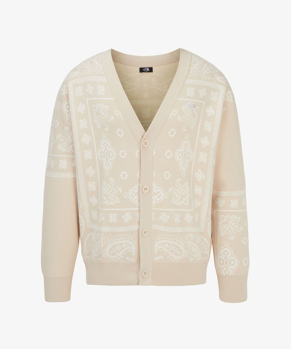 노스페이스(THE NORTH FACE) NJ5SR55C 남성 페이즐리 가디건 LIGHT_BEIGE