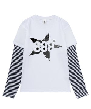 SKYFI 슬림핏 레이어드 롱 슬리브 4 COLORS