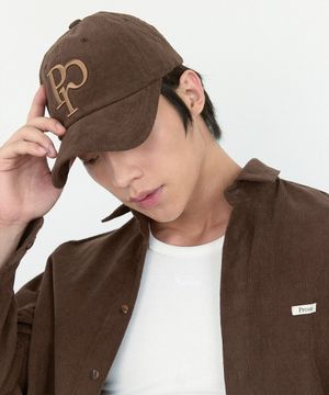 Corduroy Symbol Ballcap - Brown
