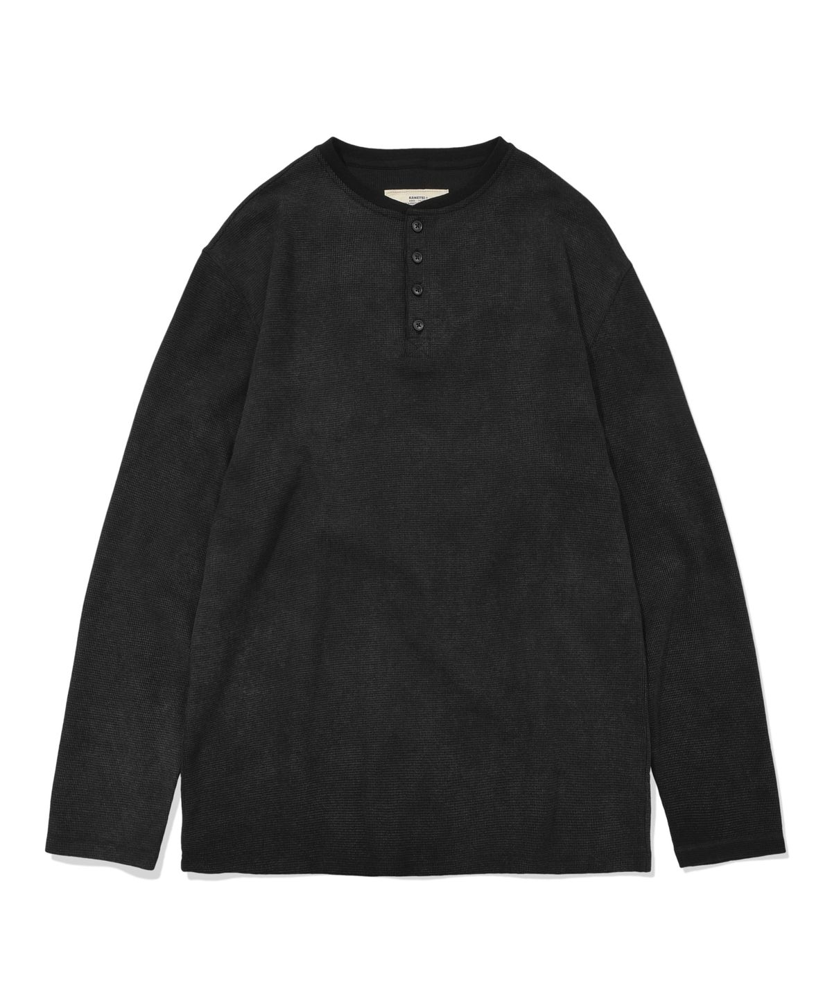 카네이테이(KANEITEI) DUSTY HENLEY LONG SLEEVES (BLACK)