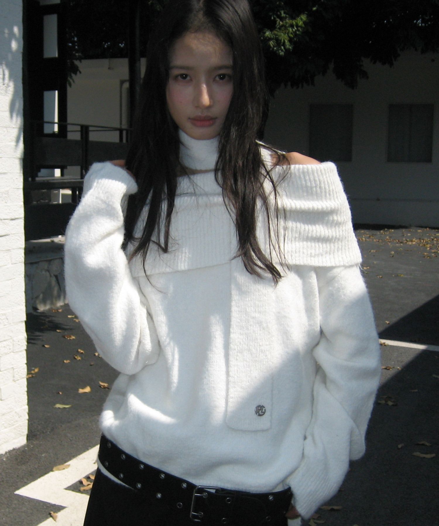MUSINSA公式 | PLACE STUDIO エッセンシャルソフトマフラーセットオフ