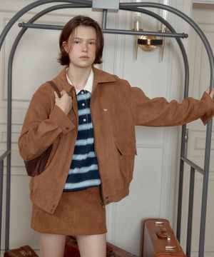 ANC SUEDE BLOUSON JACKET_BROWN