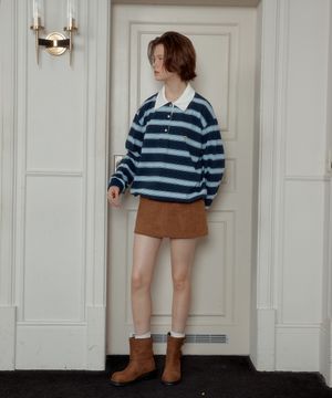 ANC SUEDE MINI SKIRT_BROWN