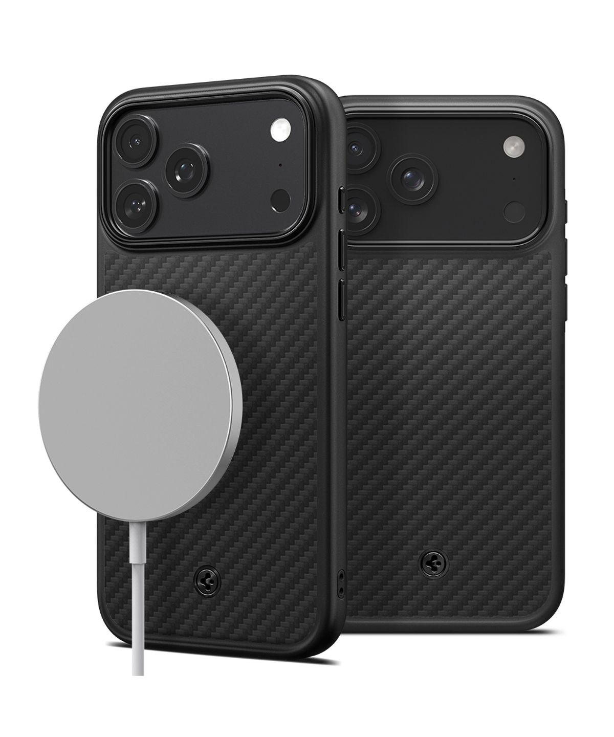 슈피겐(SPIGEN) 아이폰17 프로 맥스 카본 패턴 맥세이프 케이스 엔조아라미드T맥핏