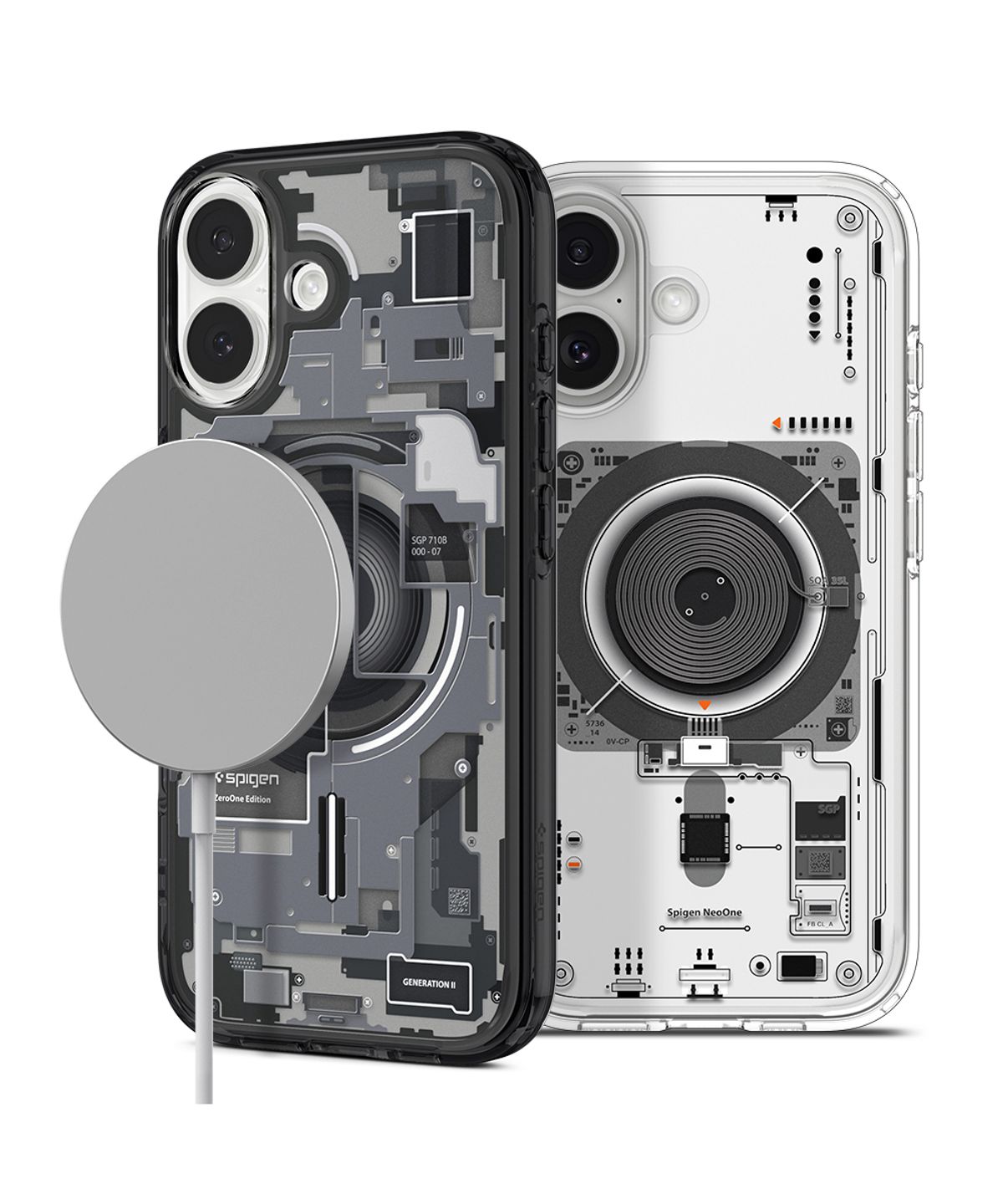 슈피겐(SPIGEN) 아이폰17 맥세이프 케이스 펀치홀 울트라하이브리드맥핏 제로원