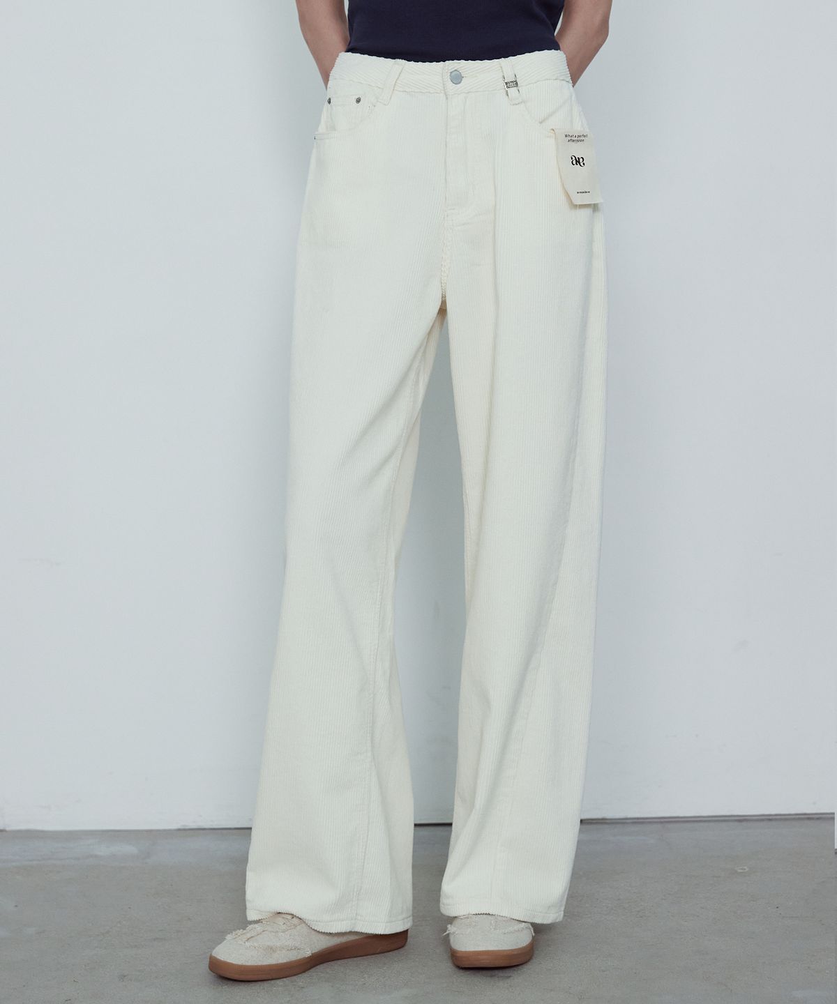 논앤논(NON AND NON) VELOR WIDE CORDUROY PANTS_NFPT5308