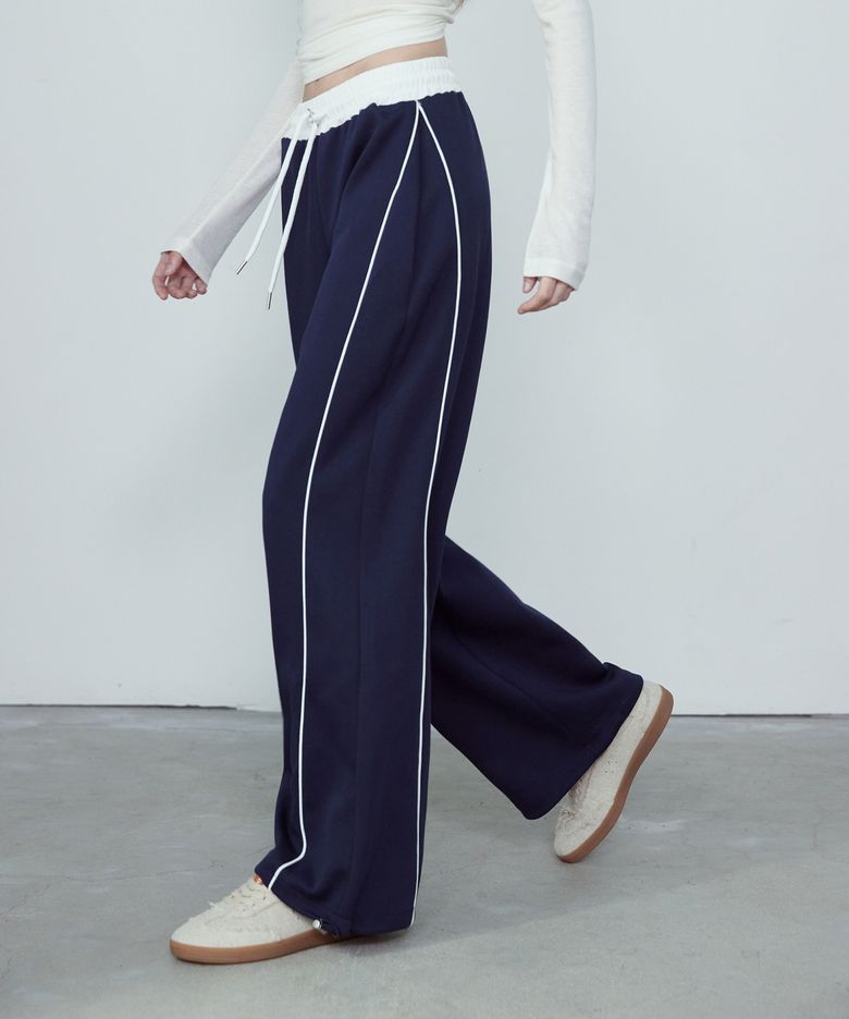 CONTOUR LINE TWO-WAY BANDING WIDE PANT_NFTR5307