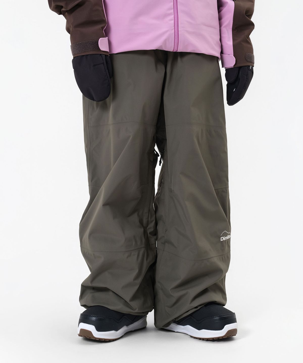 디미토(DIMITO) AIR VENT BANDED PANTS (WIDE FIT LV.1) DARK OLIVE
