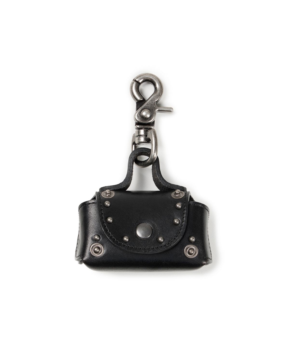 아캄(AAKAM) Studded Leather PODS Case (Black)