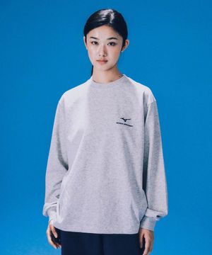 [2PACK] 피뎁트 X 미즈노 로고 티셔츠 화이트/그레이