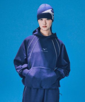 피뎁트 X 미즈노 파이핑 후드 블루