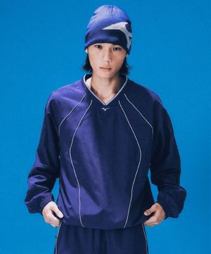 피뎁트 X 미즈노 파이핑 나일론 저지 블루