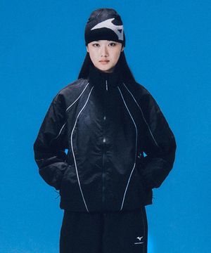 피뎁트 X 미즈노 2WAY 파이핑 트랙자켓 블랙