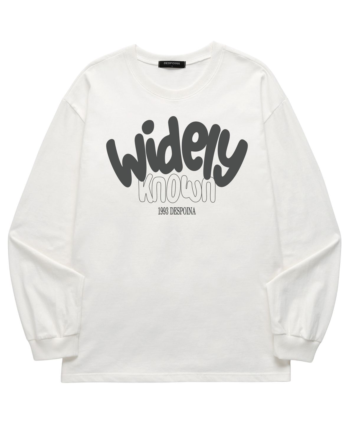 우즈(OUSE) WIDELY KNOWN 롱슬리브 (DLS035) 화이트