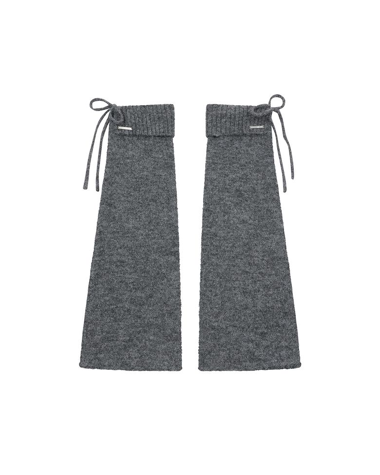 Drawstring leg warmer CHARCOAL