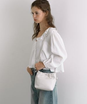 링클 투 라인 백 - 아이보리