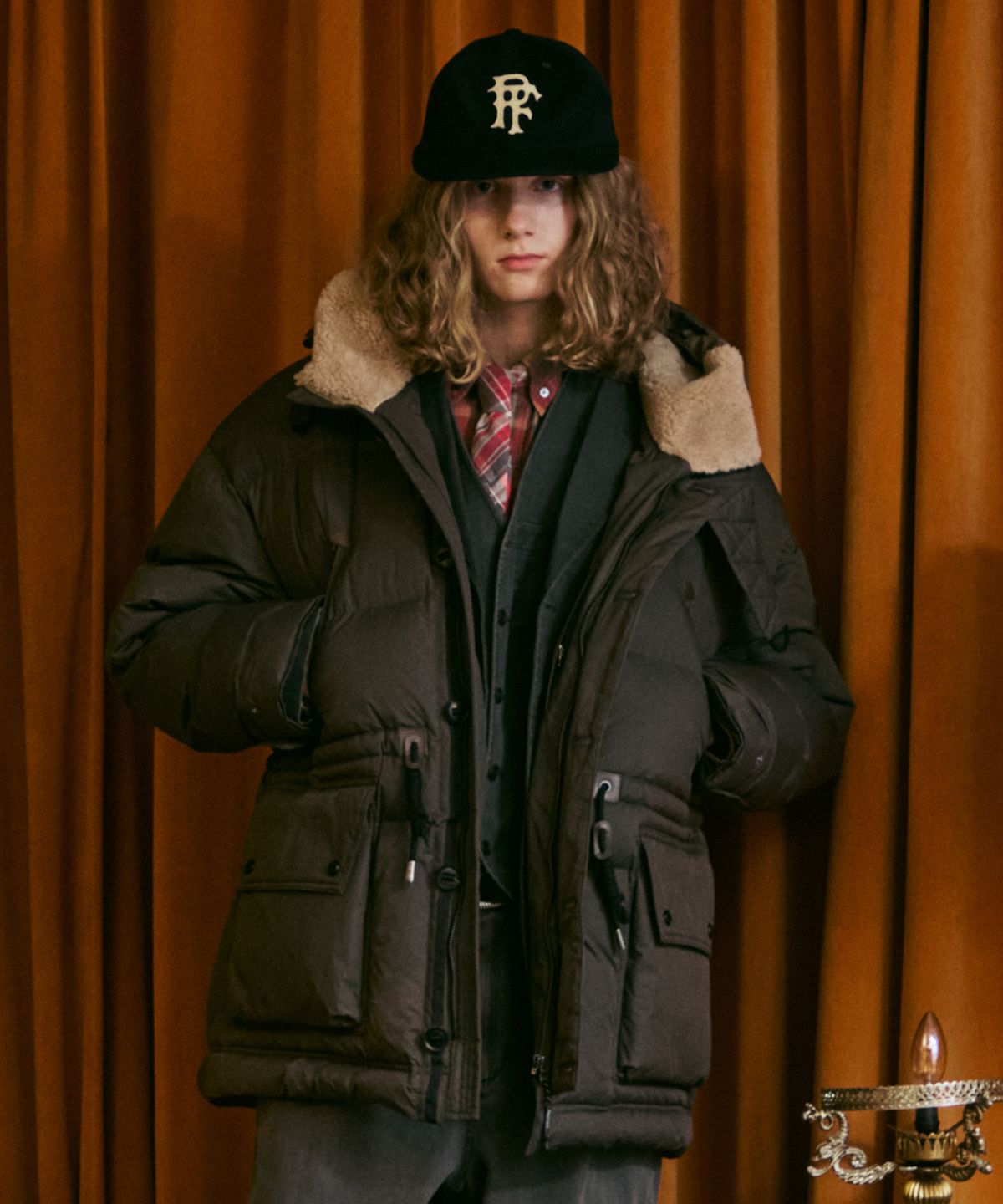 펜필드(PENFIELD) 마운틴 헤비 다운 파카 브라운_FR4WD36U