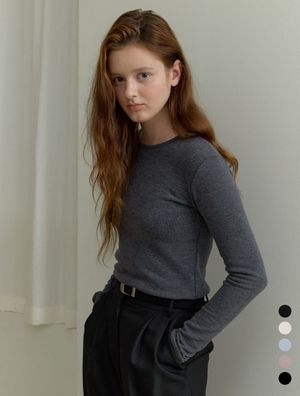 Daily basic long-sleeve t-shirt - (5color)