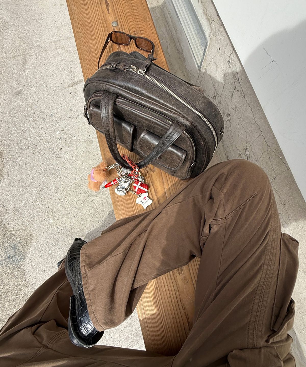 쿠론(COURONNE) Buttony Tote 33_RCBTX25652BRD