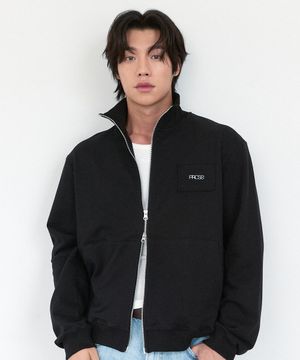 Sporty Track Jacket - Black