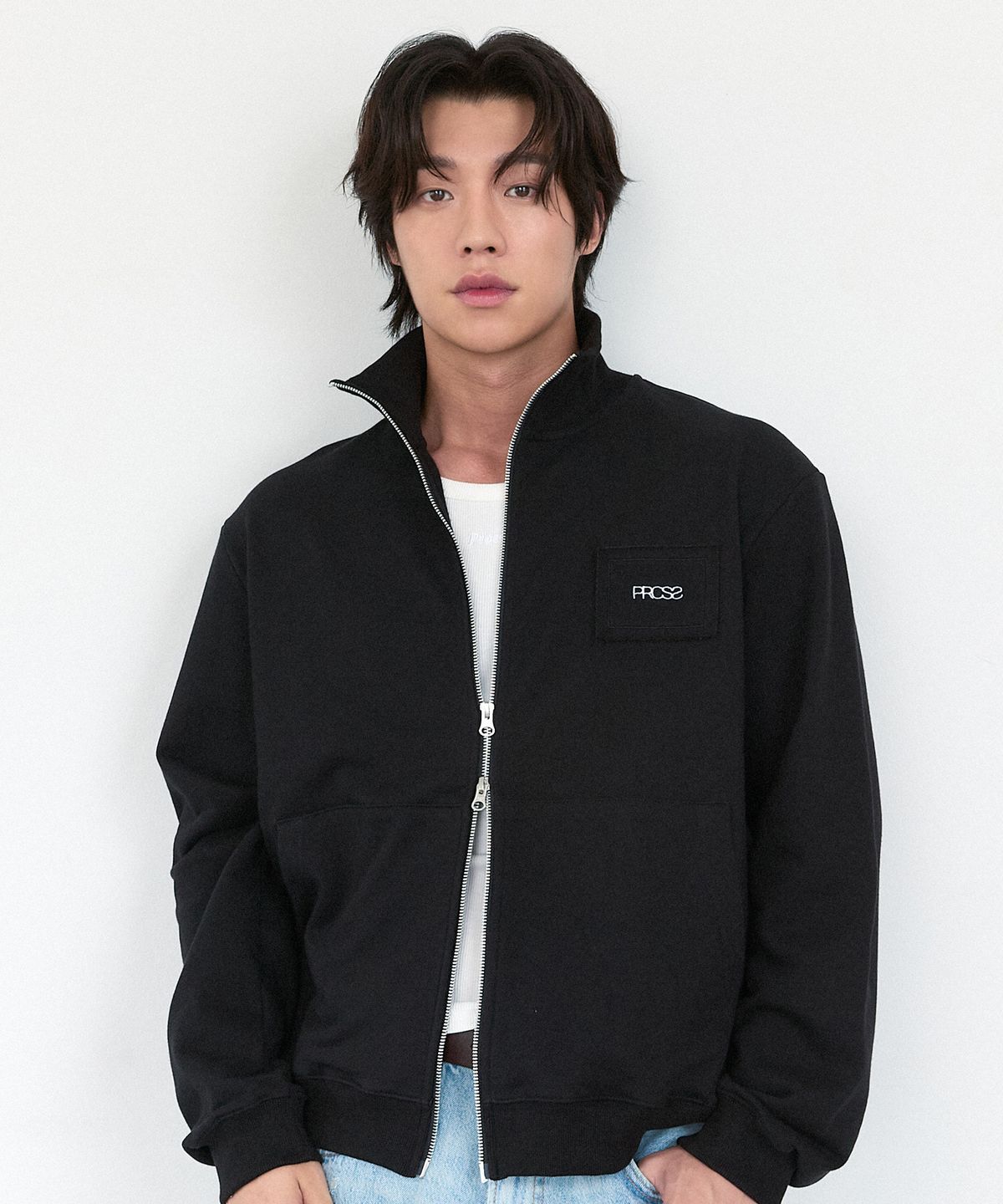 피알씨에스에스(PRCSS) Sporty Track Jacket - Black