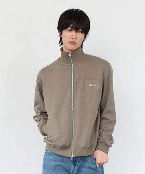 Sporty Track Jacket - Khaki