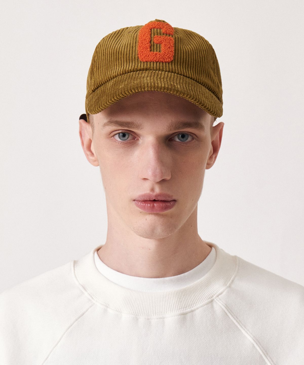 골든선샤인(GOLDEN SUNSHINE) Corduroy G-logo 5p cap_Olive