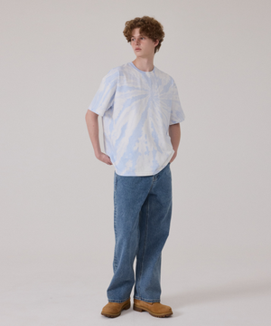 타이다이 오버핏 반팔 티셔츠_Freedom(자유)