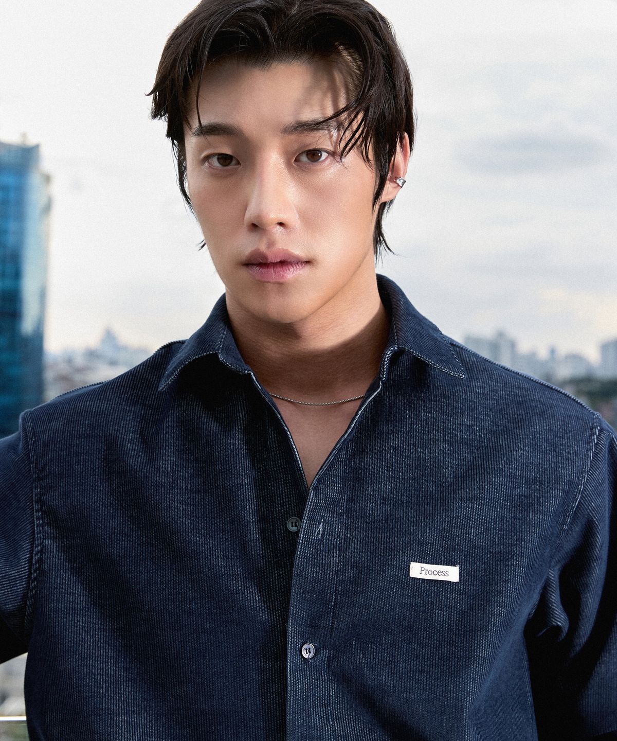 프로세스(PROCESS) Denim Corduroy Shirt - Indigo