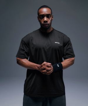 소프트 릴렉스 오버핏 숏슬리브 블랙