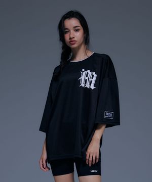 더스크 배트라인 마니아 숏 슬리브 블랙