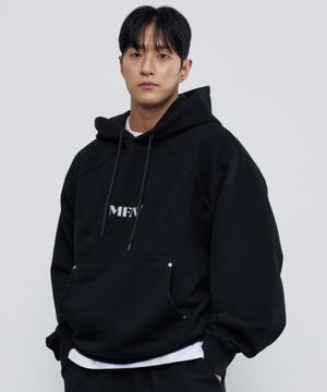 노매드 다트 리벳 후드티 블랙