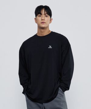 컴포트 스트레치 롱 슬리브 블랙