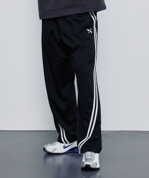 벨로 매쉬 트랙 팬츠 블랙