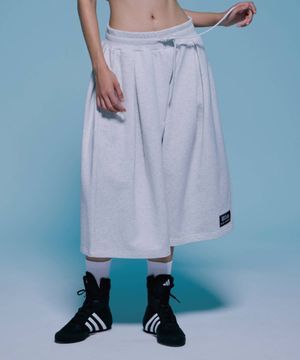 스트라이드 미드레그 마니아 버뮤다 쇼츠 화이트멜란지