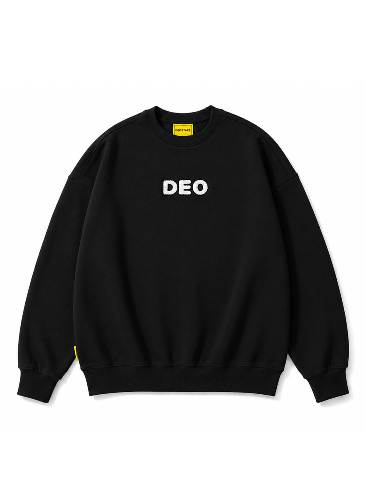데오스테이트(DEOSTATE) 10036 크루넥 블랙