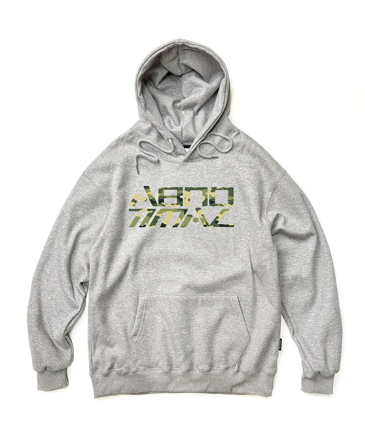 앱놀머씽(ABNORMALTHING) RS 카모 루즈핏 후드 그레이 (RS CAMO HOOD GREY)