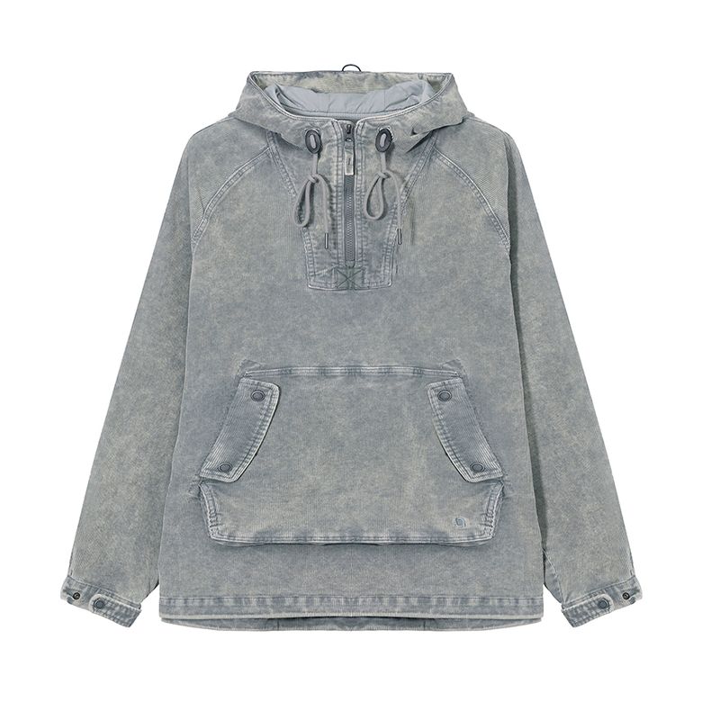 가먼트다잉 코듀로이 아노락 Light Gray