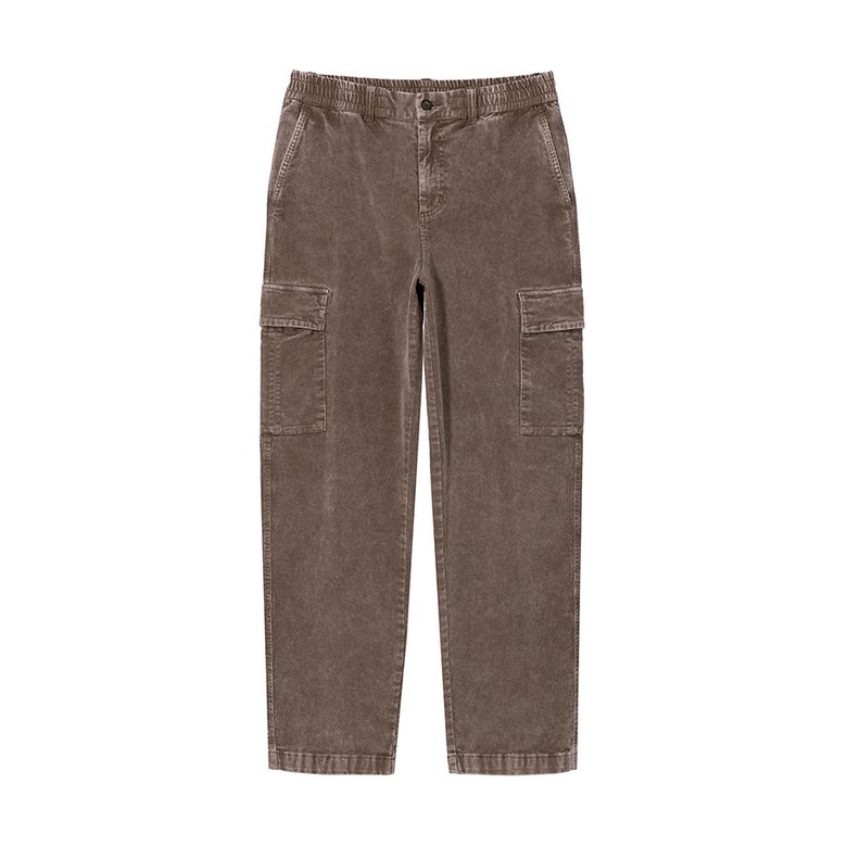 가먼트다잉 코듀로이 카고팬츠 Khaki Brown