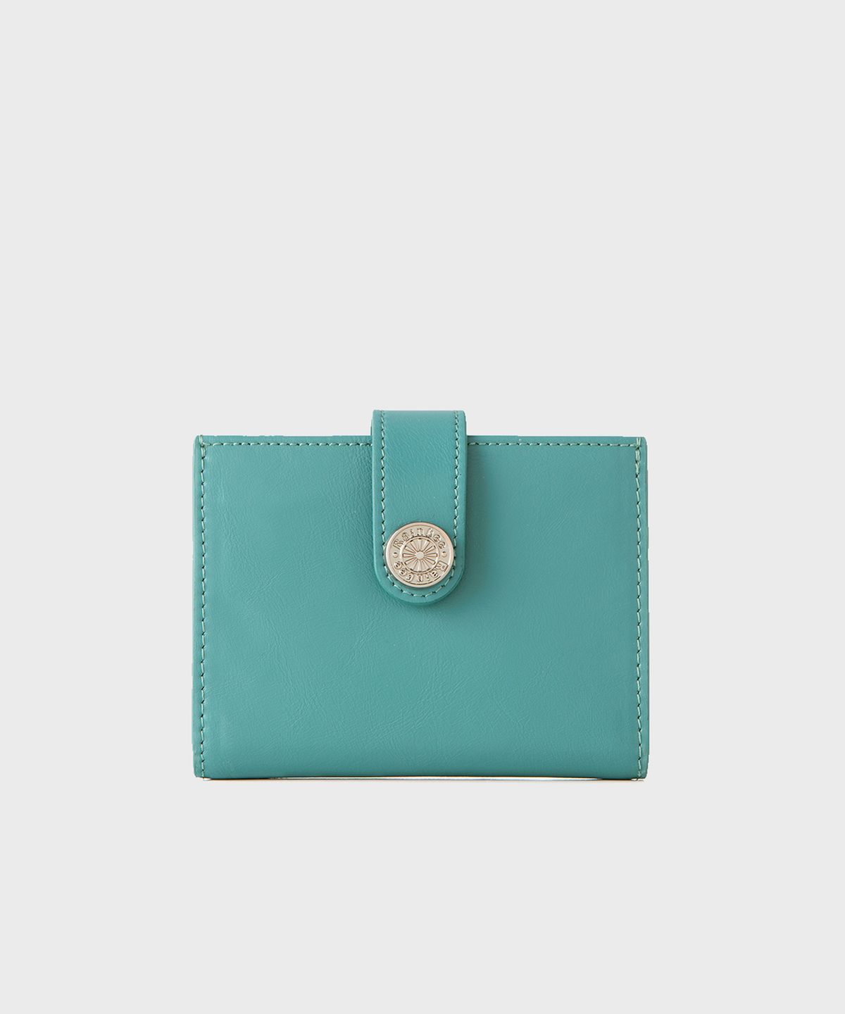 레인비(RAINBEE) Occo Snap Flap Wallet_ BLUE GREEN