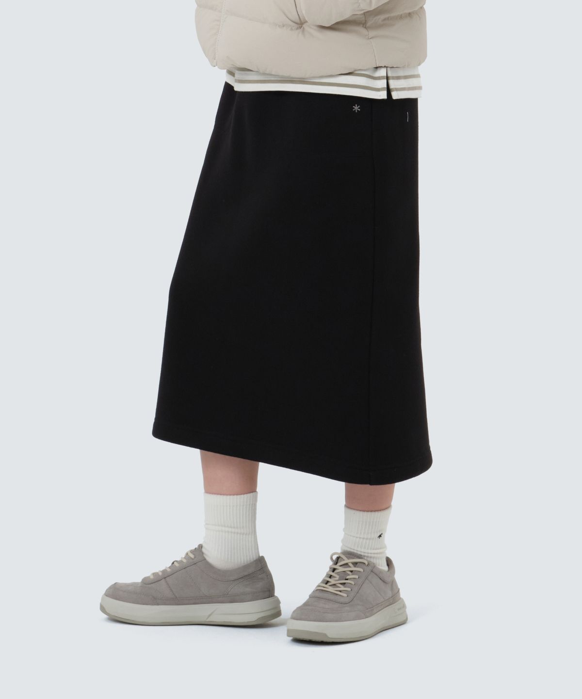 스노우피크 어패럴(SNOWPEAK APPAREL) 니트 여성 스커트 (S25WWFSK77) Black