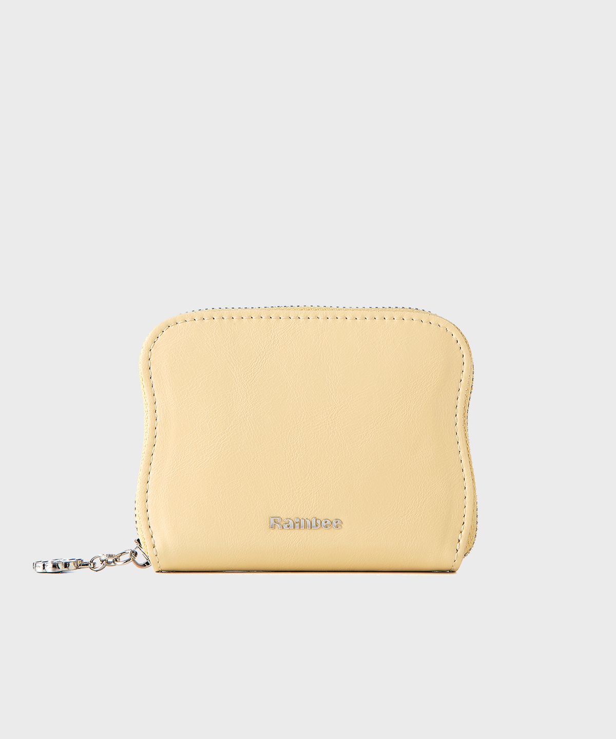 레인비(RAINBEE) Occo Wave Zip Wallet_ BEIGE