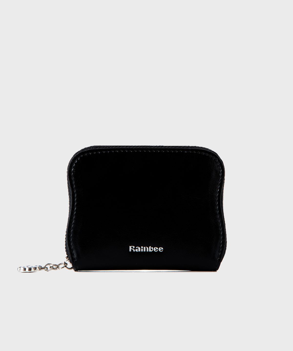 레인비(RAINBEE) Occo Wave Zip Wallet_ BLACK