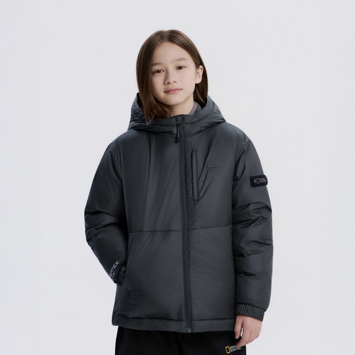 내셔널지오그래픽 키즈(NATIONAL GEOGRAPHIC KIDS) K254UPD930 [PERTEX] 중경량 그래핀 패딩 점퍼 D/GREY