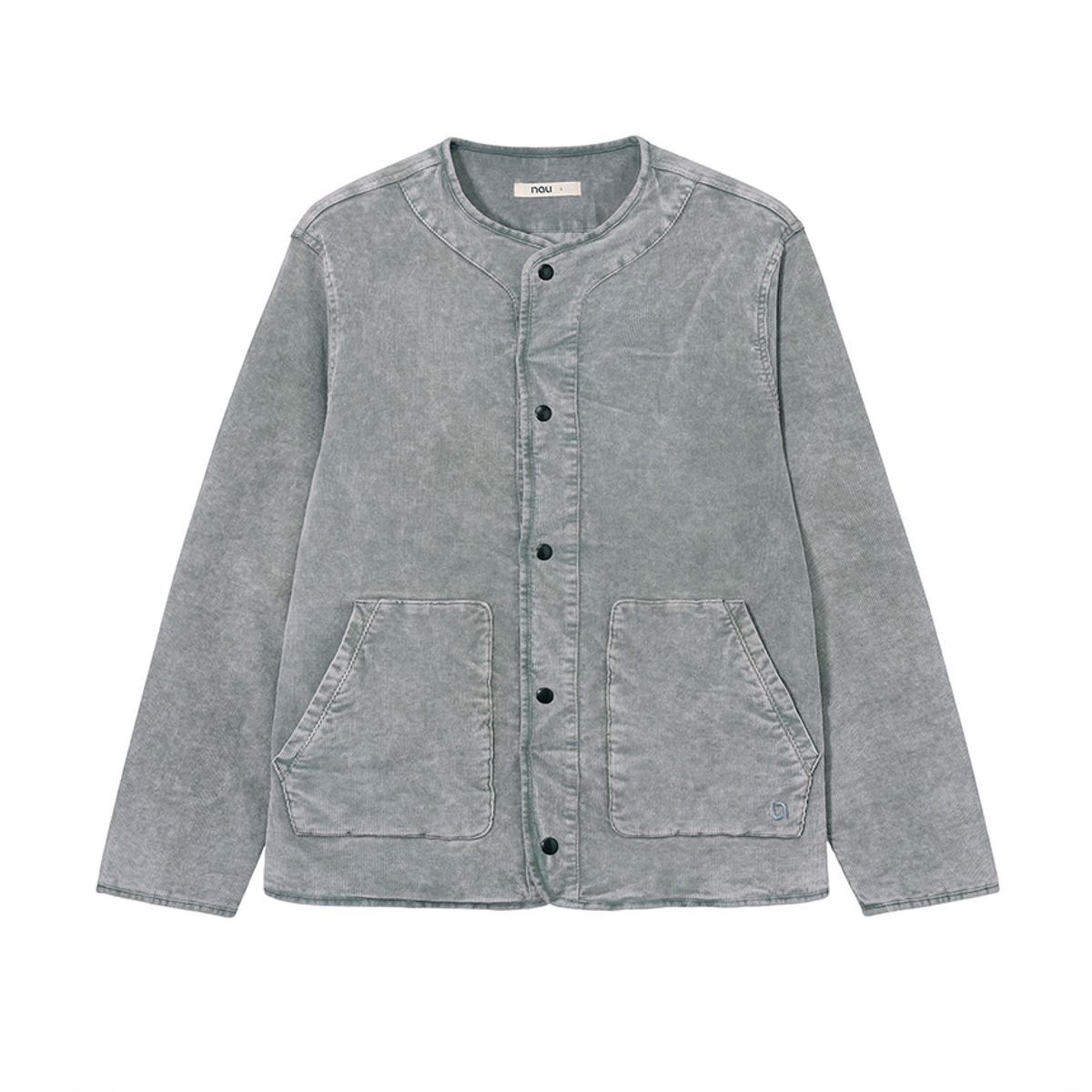 나우(nau) 가먼트다잉 코듀로이 패딩 자켓 Light Gray