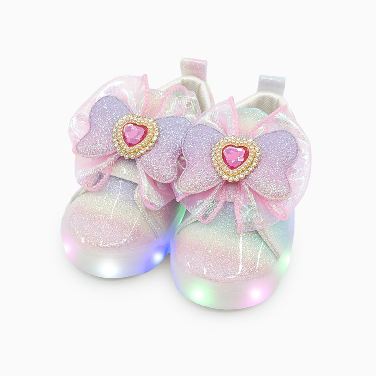 베이비솔(BABYSOLE) 러브엔젤 LED 운동화