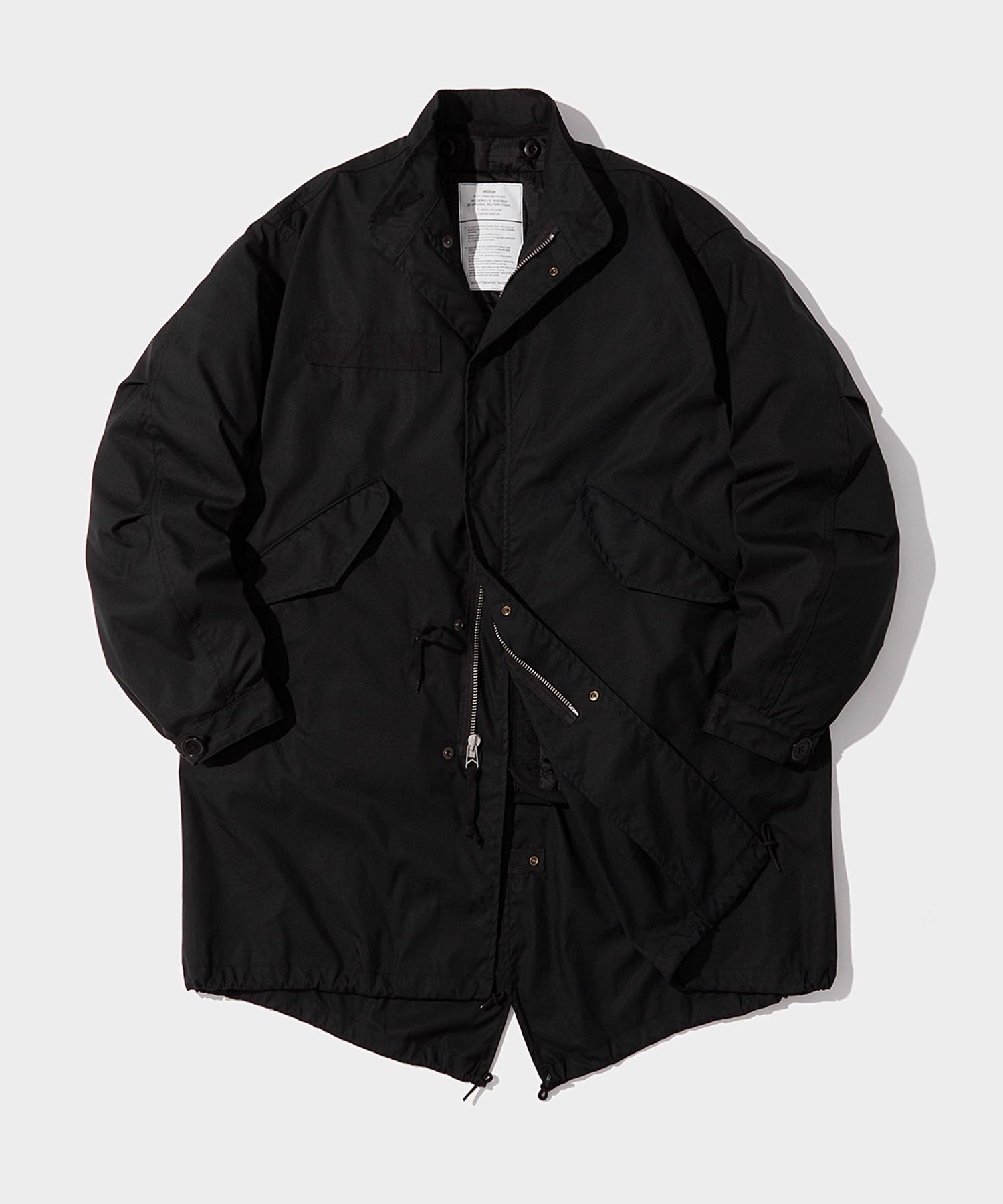 MUSINSA | OUTSTANDING M-65 FISHTAIL PARKA_BLACK