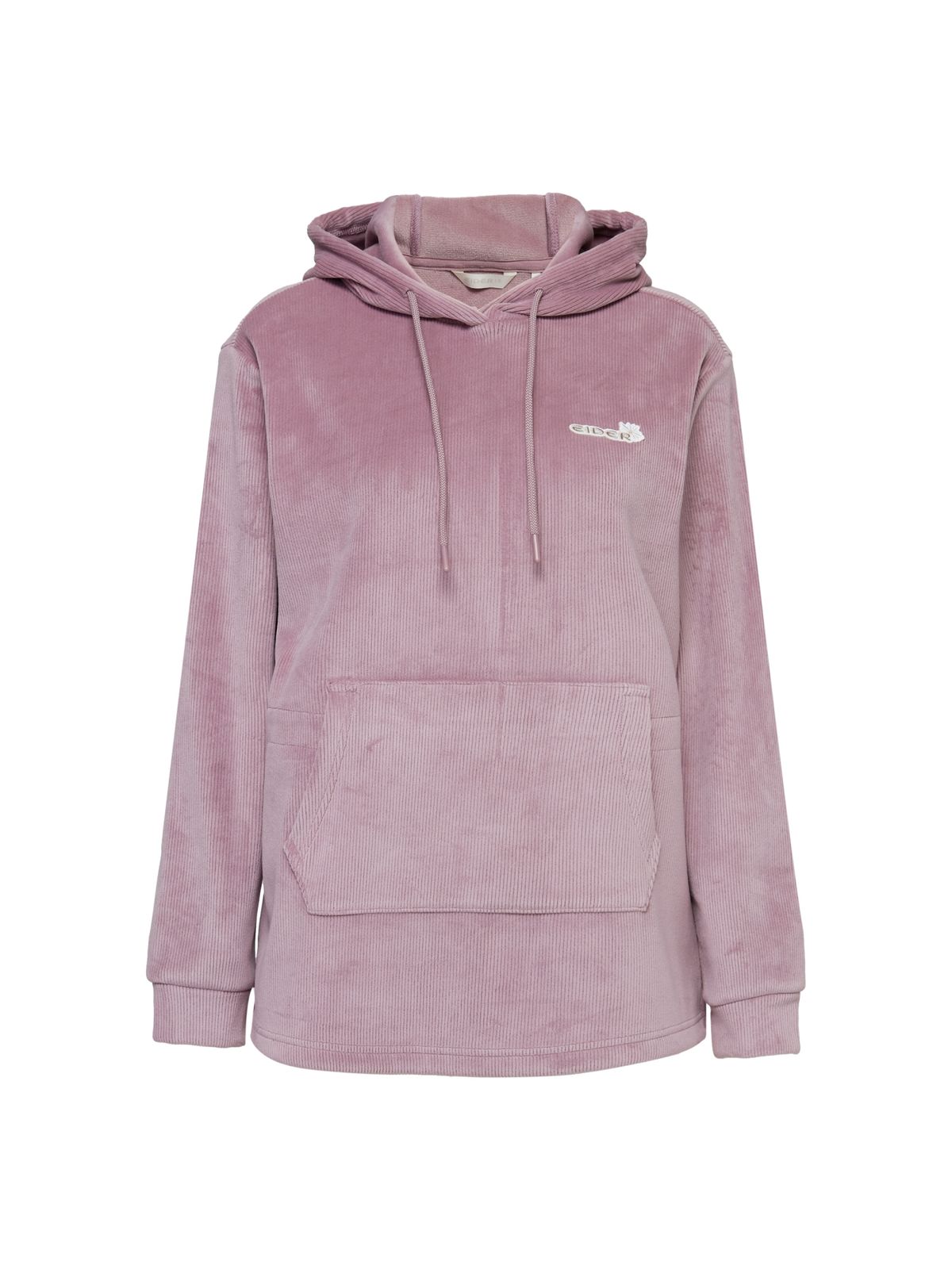 아이더(EIDER) VELOUR (벨로아) 여성 긴팔 후드 티셔츠_ASH ROSE