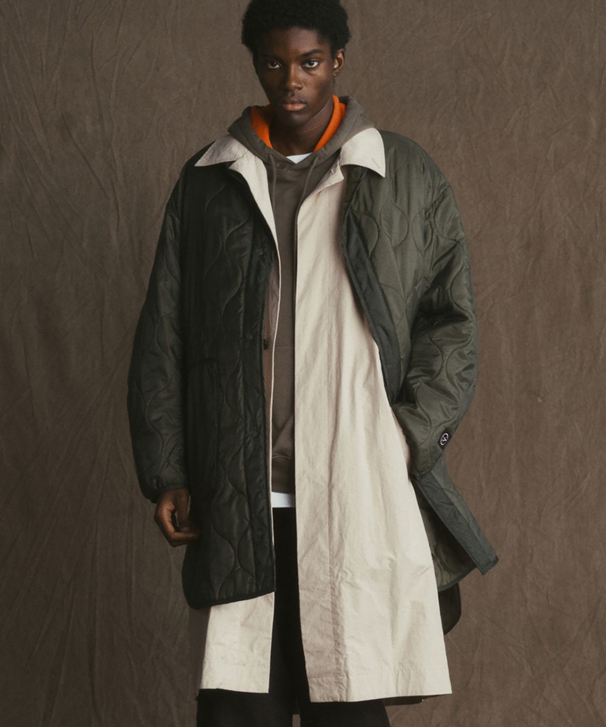 록히드마틴(LOCKHEED MARTIN) PADDING QUILTED LINNER LONG JUMPER (KHAKI)